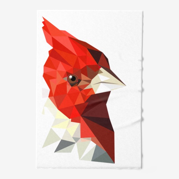 Полотенце «Птица кардинал, сердитый»