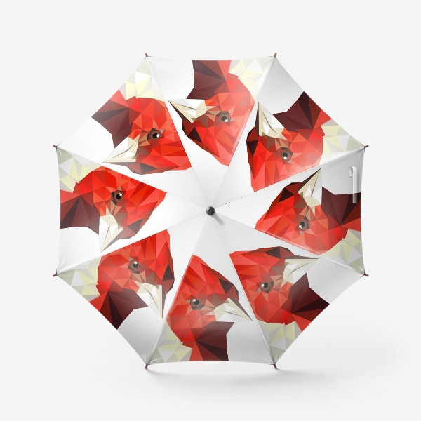 Зонт «Птица кардинал, сердитый»