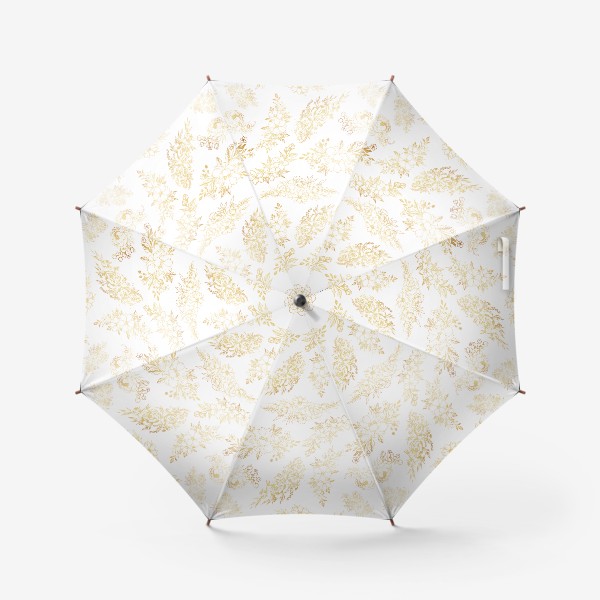 Зонт «Золотые цветы»