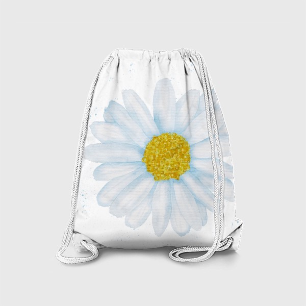 Рюкзак «Белая ромашка акварелью»