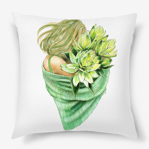 Подушка «Зеленое очарование»