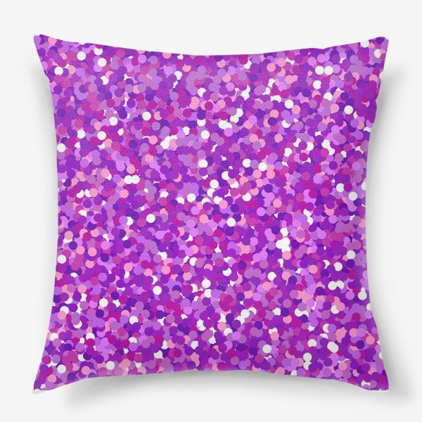 Подушка «Фиолетовое конфетти»
