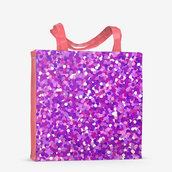Сумка-шоппер «Фиолетовое конфетти»