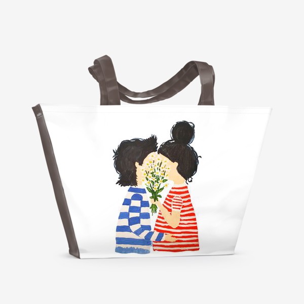 Пляжная сумка «Влюбленная пара»