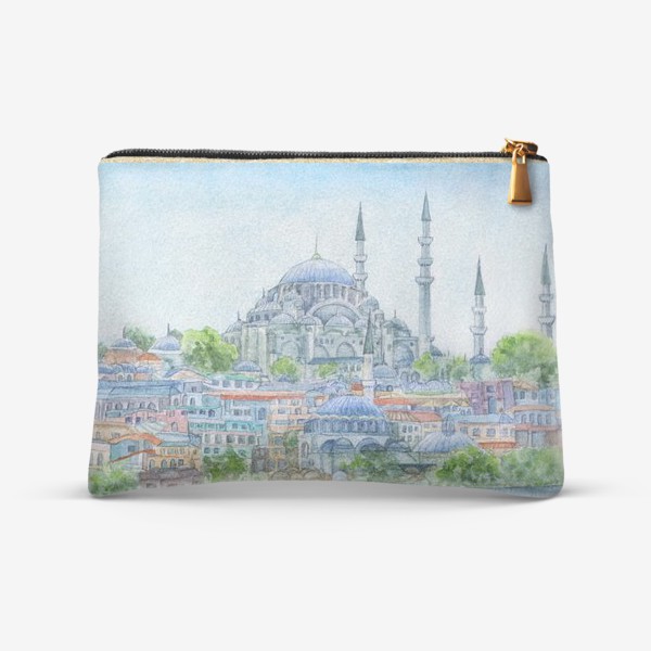 Косметичка «Турция, город Стамбул, Мечеть Сулеймание , ислам»