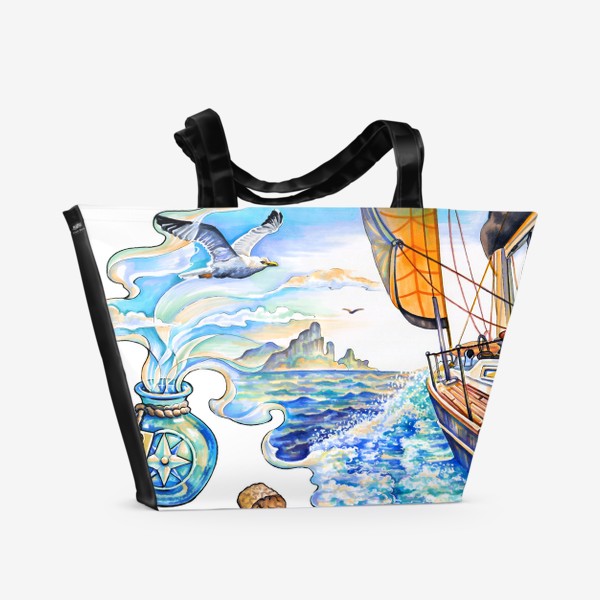 Пляжная сумка «Море»