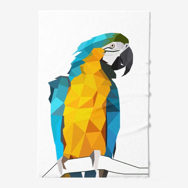 Полотенце «Попугай Ара, Природа Бразилии, Птицы»