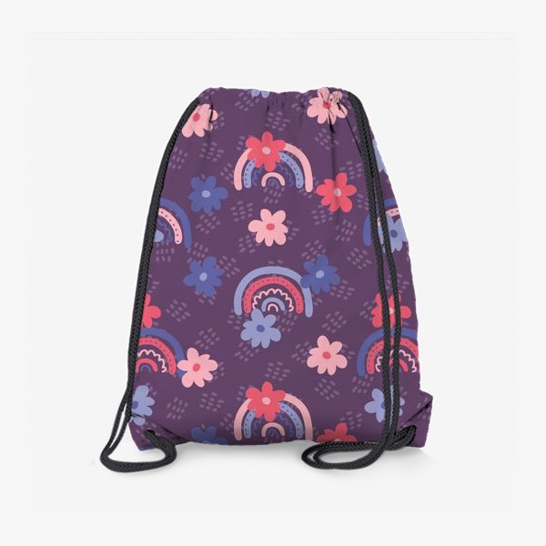 Рюкзак «Радуги, цветы и капельки»