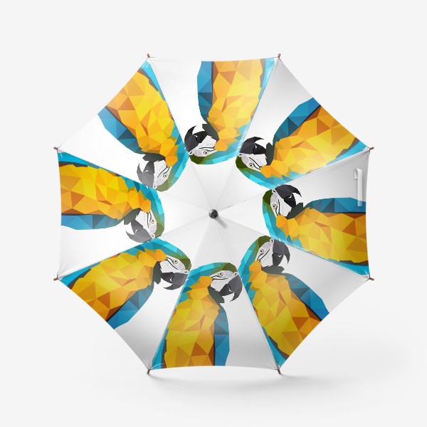 Зонт «Попугай Ара, Природа Бразилии, Птицы»