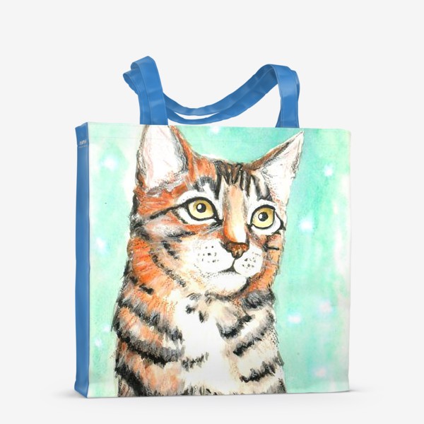 Сумка-шоппер «Акварельный кот»