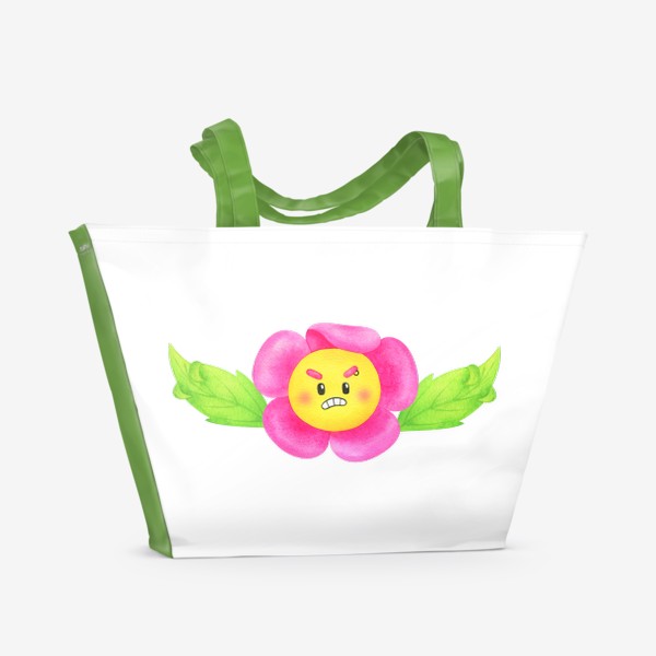 Пляжная сумка «Дерзкий цветочек»