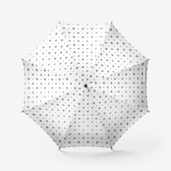 Зонт «Лютики с сердечками»