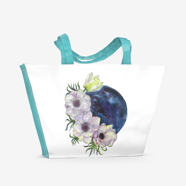 Пляжная сумка &laquo;Лунные цветы&raquo;
