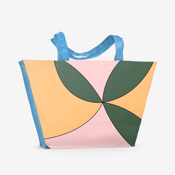 Пляжная сумка «Абстрактный принт»