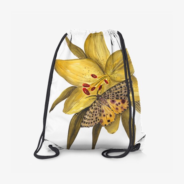 Рюкзак «Лилия и бабочка»