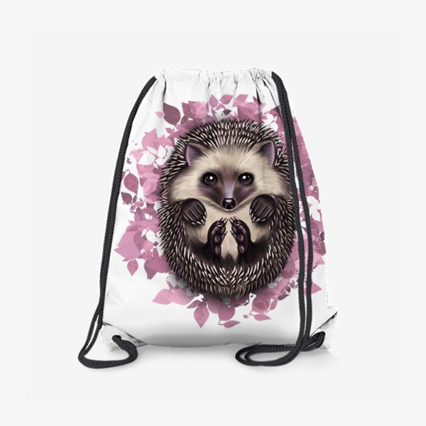 Рюкзак «Ёжик в розовых листьях»