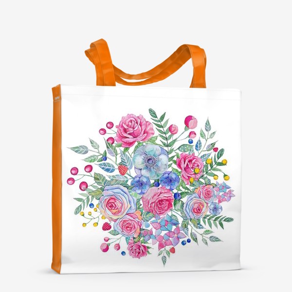 Сумка-шоппер «цветочная композиция»