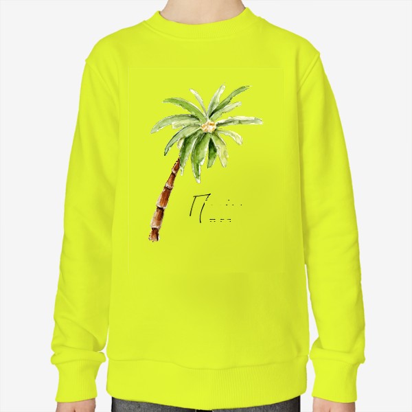 Свитшот «Пальма с кокосами»