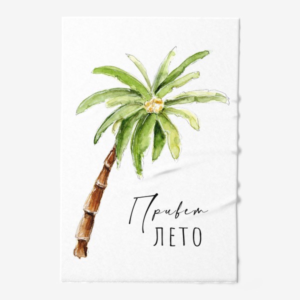 Полотенце «Пальма с кокосами»