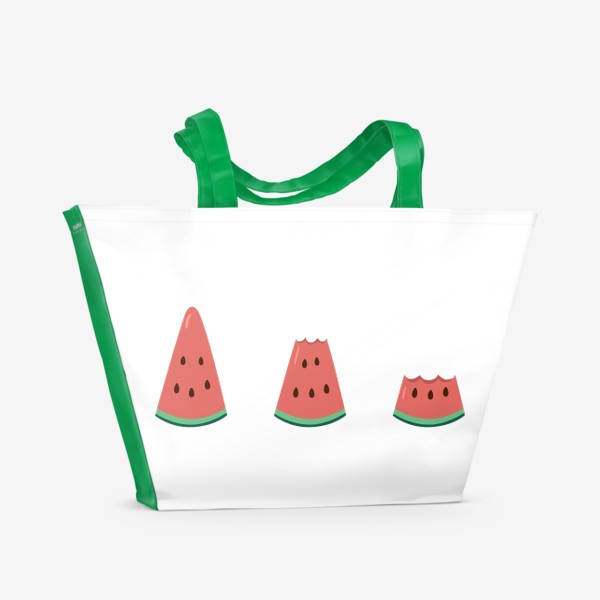 Пляжная сумка «3 кусочка арбуза»