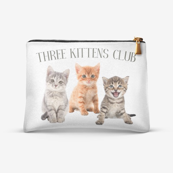 Косметичка «Three Kittens Club. Клуб Трех Котят. Кошка. Кот.»