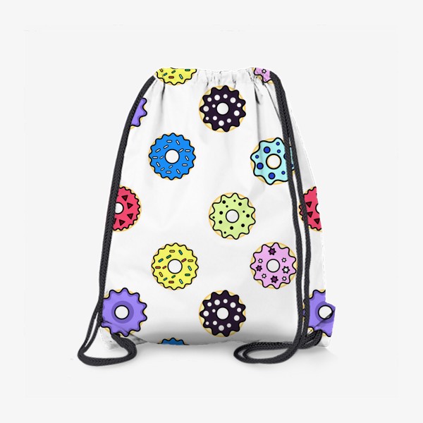 Рюкзак «Разноцветные пончики»