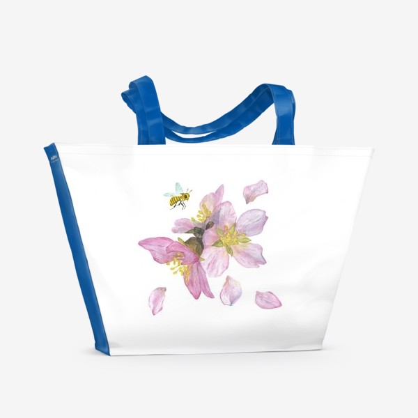 Пляжная сумка «Цветение вишни»