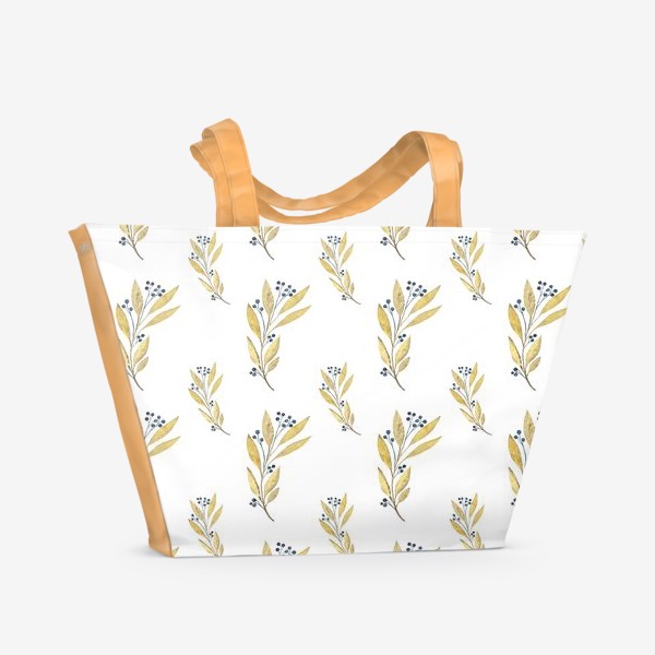 Пляжная сумка «Сухоцветы Веточка»