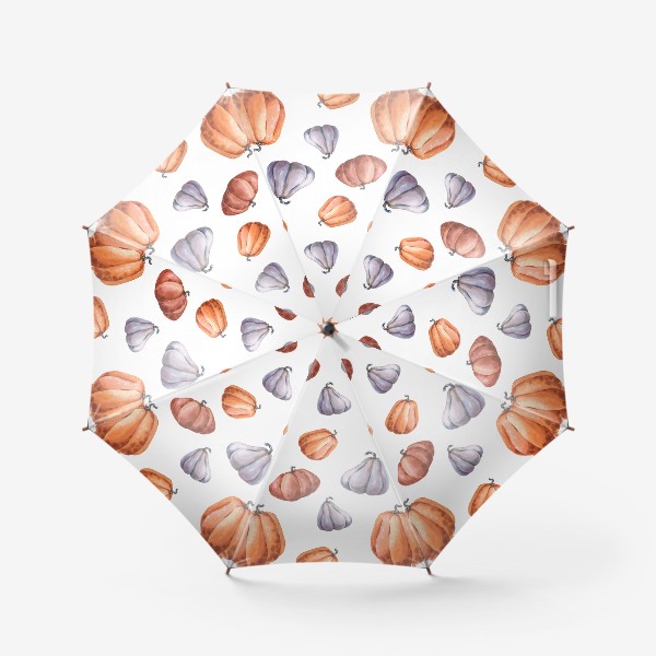 Зонт «Акварельные тыковки»