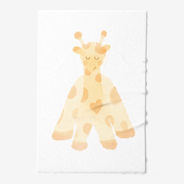 Полотенце «Жираф — в подарок для детей»