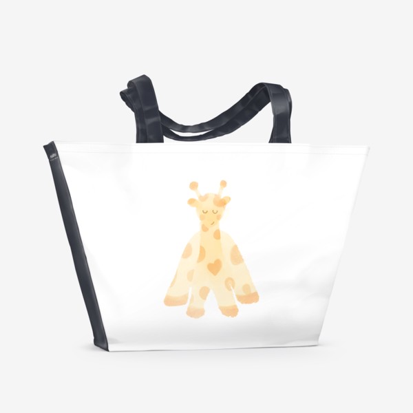 Пляжная сумка «Жираф — в подарок для детей»