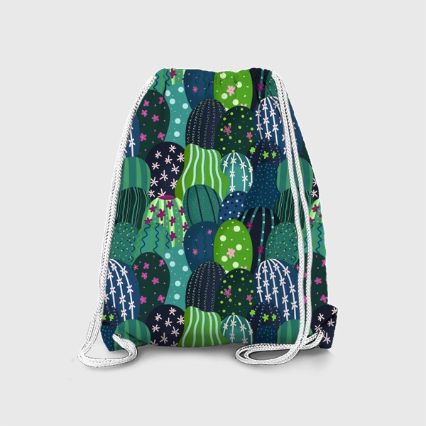 Рюкзак «Разноцветные кактусы»