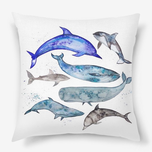 Подушка «киты»