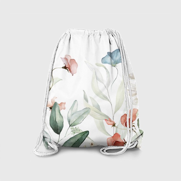 Рюкзак «Поле акварельных цветов»