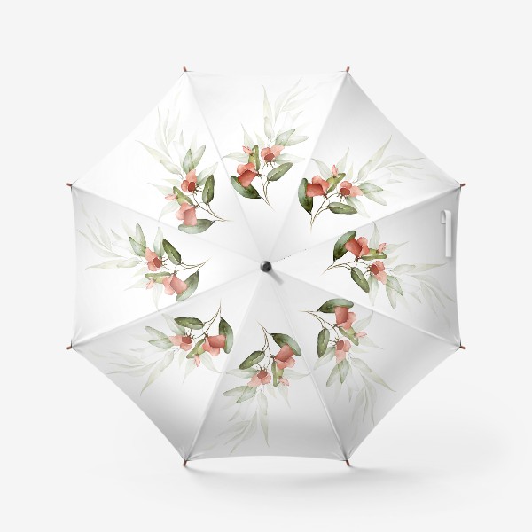Зонт &laquo;Акварель букет полевых цветов&raquo;