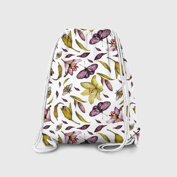 Рюкзак «Цветы Бабочки Ботаника»