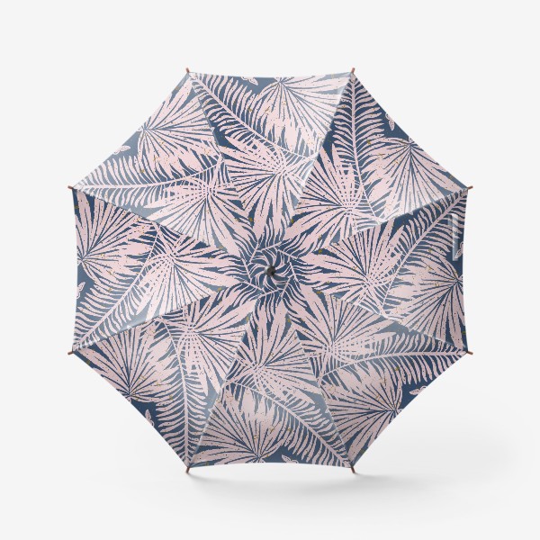 Зонт «Абстракция - модерн - геометрия - тропические листья»