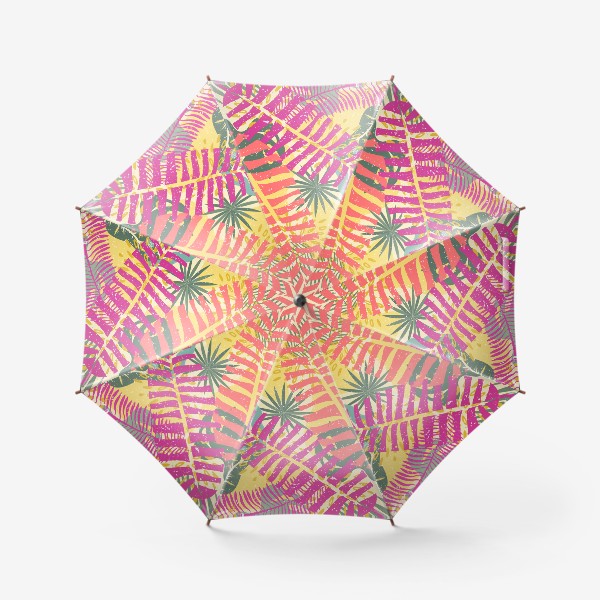 Зонт «Абстракция - модерн - геометрия - летние цветы»