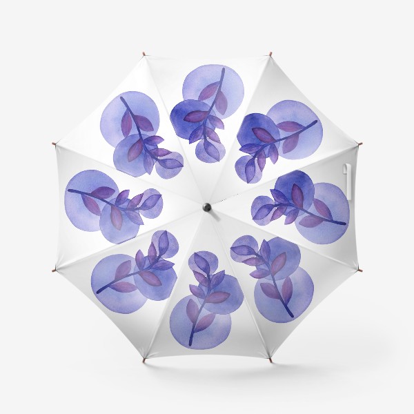 Зонт «Ветка Ботаника Абстракция Геометрия»