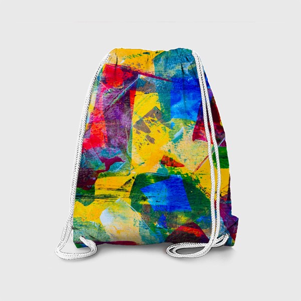 Рюкзак «Абстракция - модерн - геометрия - яркие краски»
