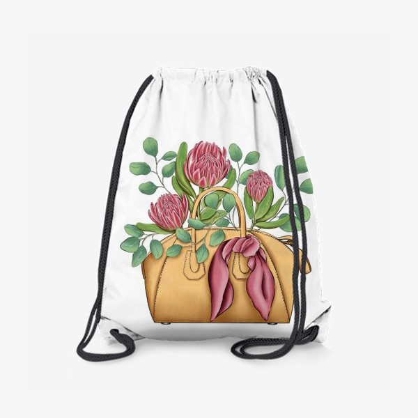 Рюкзак «Сумочка с цветами»