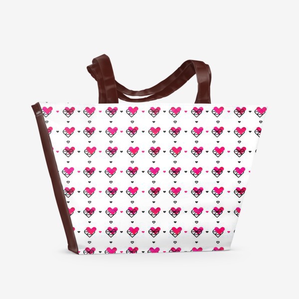 Пляжная сумка «Любовь. Сердце. »