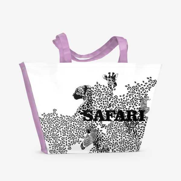 Пляжная сумка «Safari animals»
