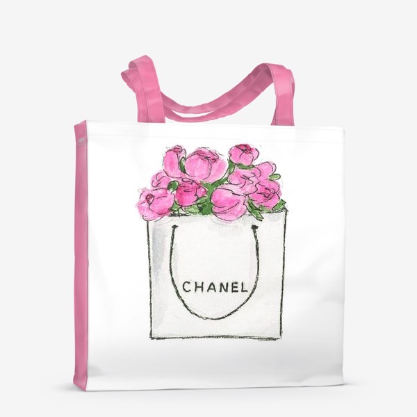 Сумка-шоппер «Весенний аромат. Chanel. Шанель»