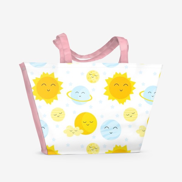 Пляжная сумка «Солнечный паттерн»