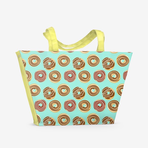 Пляжная сумка «Шоколадные пончики»
