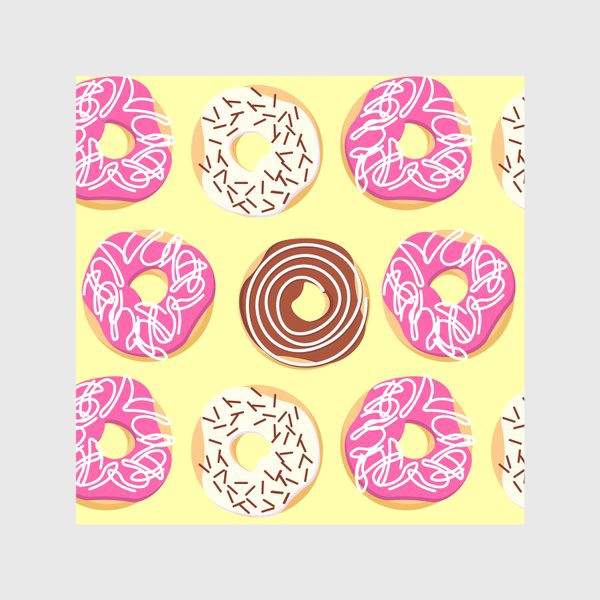 Скатерть «Паттерн с пончиками»