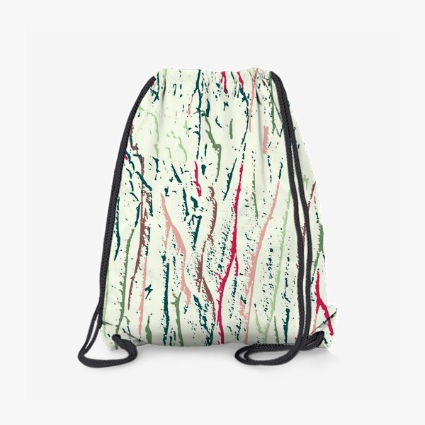 Рюкзак «разноцветные царапины, полоски»