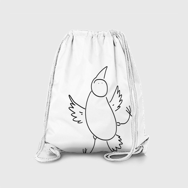 Рюкзак «Чудная, но веселая птичка»
