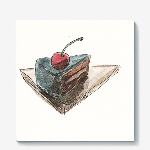 Холст «Кусочек тортика»